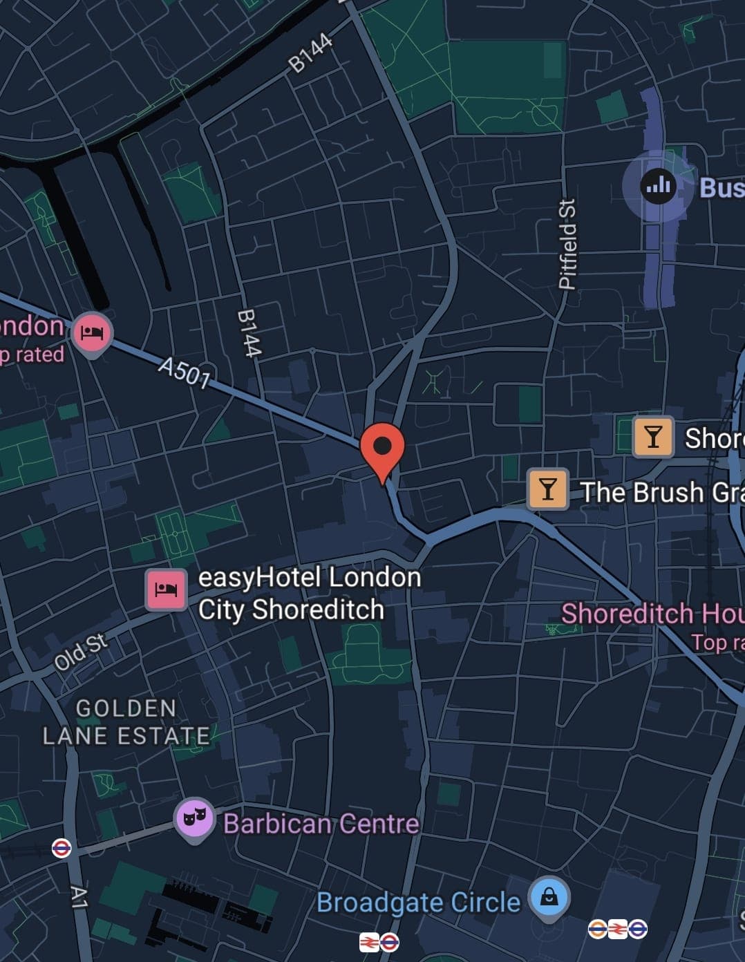 London Headquarters Map